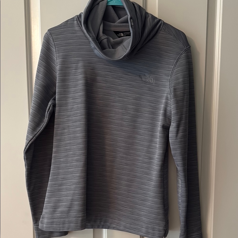 The North Face Charcoal Gray Cowl Neck Top